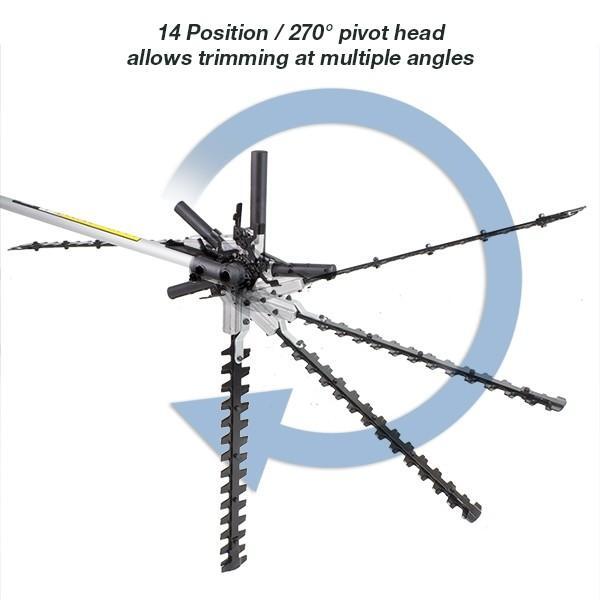 Hyundai Petrol Pole Hedge Trimmer, 33cc