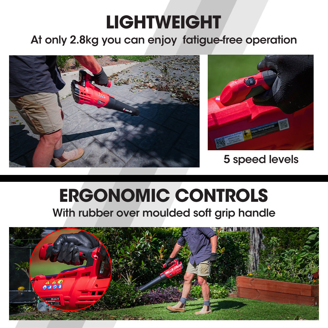 Baumr-AG 20V Cordless Whipper Snipper | Leaf Blower Combo