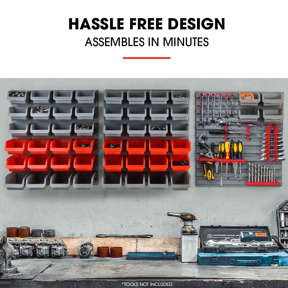 Baumr-AG 69pc Wall Mount Tool | Parts Storage Rack