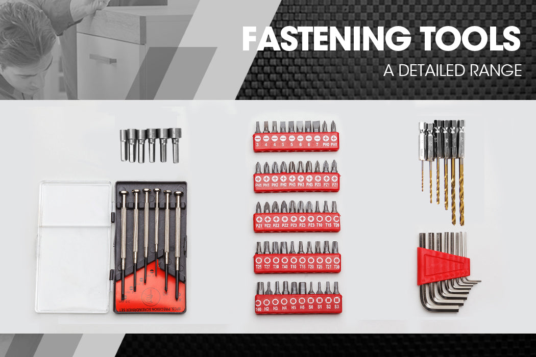 Bullet 118pc Tool Kit Box Set | Comprehensive Household Toolbox