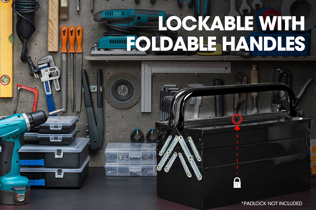Bullet 118pc Tool Kit Box Set | Comprehensive Household Toolbox