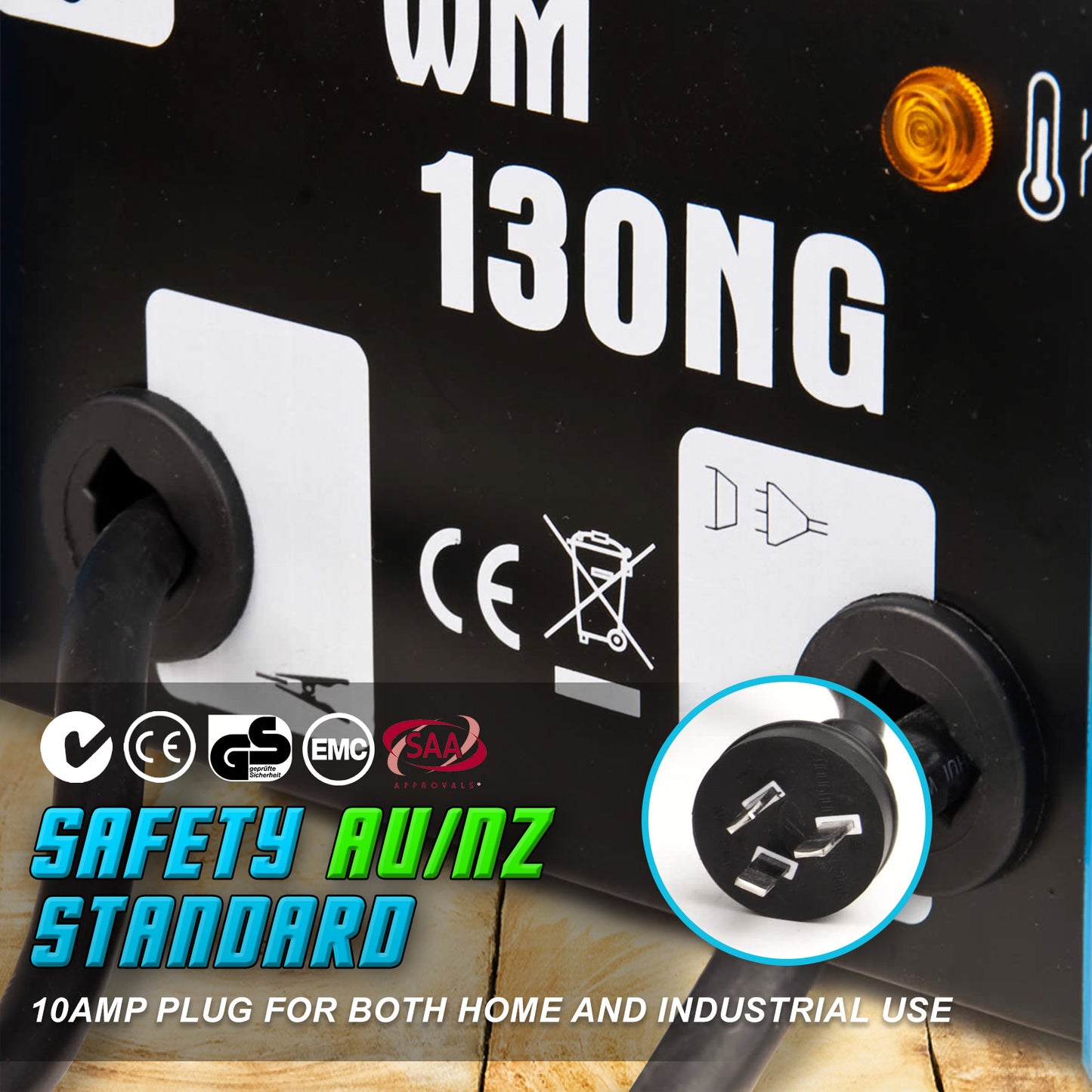MIG Gasless Welder 130Amp
