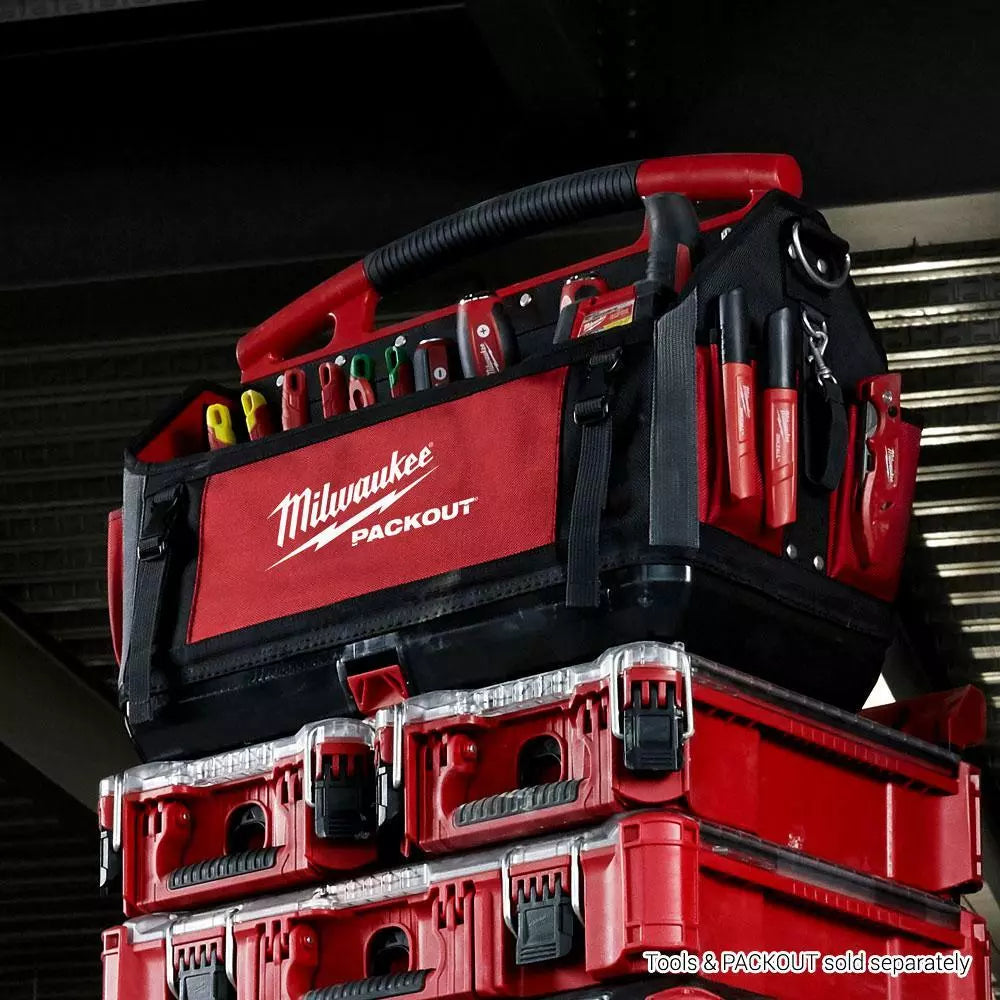New Milwaukee 48228320 Durable PACKOUT 500mm (20") Jobsite Storage Tote Bag