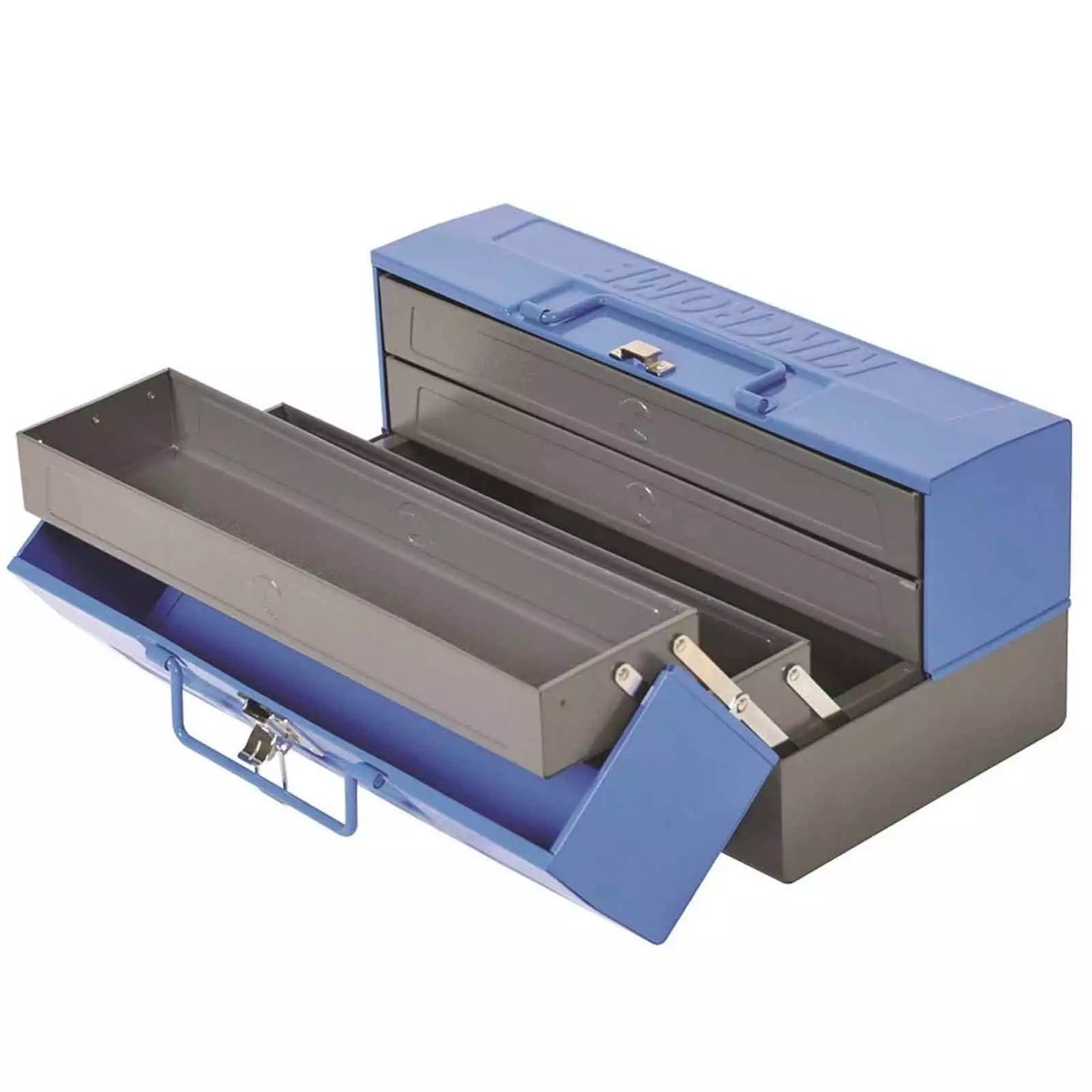 Kincrome 5 Tray Cantilever Tool Box Portable Steel Storage Mechanic Organiser AU