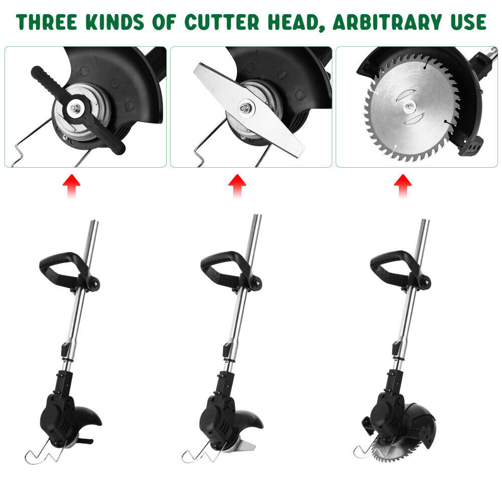3-in-1 Cordless Grass Trimmer & Brush Cutter | Powerful & Lightweight