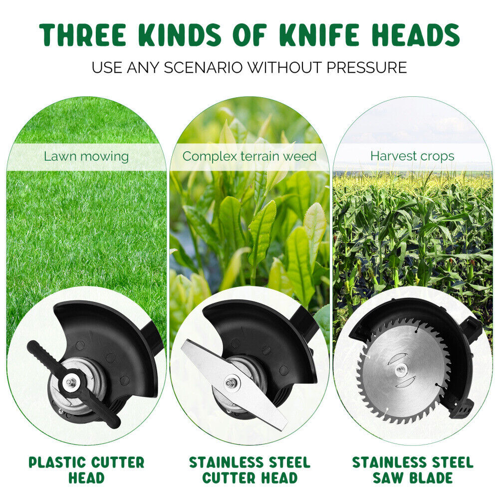 3-in-1 Cordless Grass Trimmer & Brush Cutter | Powerful & Lightweight