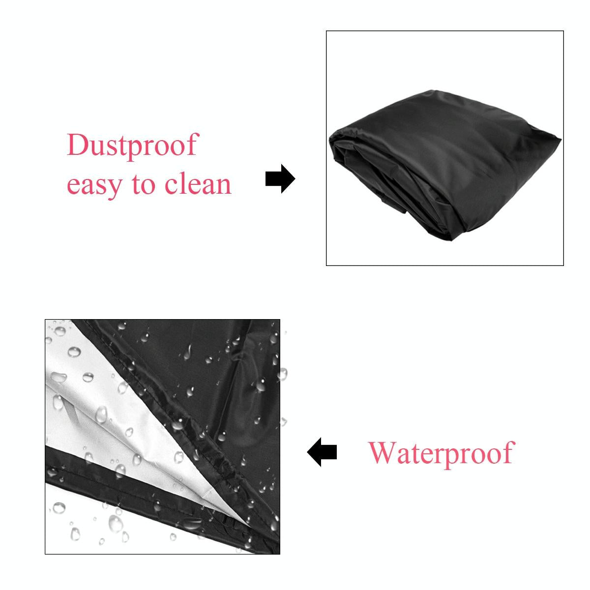 Protective Cover for Lawn Mower - 183x137x117cm - Uv & Leaf Resistant