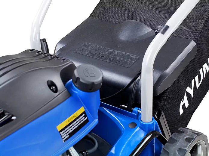 Hyundai Lawn Mower 16" Petrol - Push Mower Powerful 79cc HYM400P