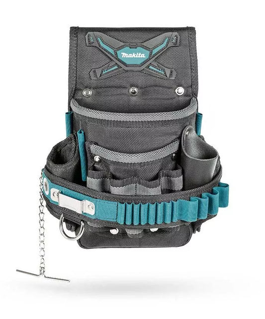 Makita Ultimate Electrician's Pouch Tool Strap Belt Leather Work Bag E-05181 New